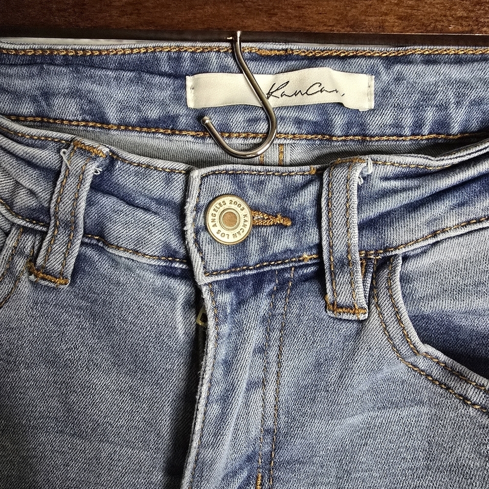 KanCan Women's Light Wash Skinny Jeans Size 5/26 - Picture 3 of 5